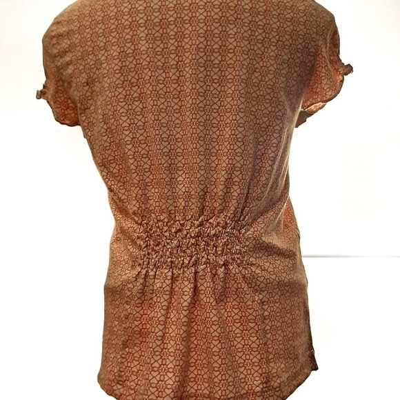 Sandy Elliott Short Sleeve Cotton Shirt Medium EUC - Picture 3 of 9